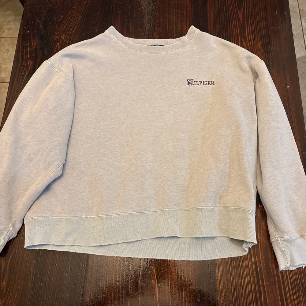 Tommy Hilfiger Gray Kids Sweater